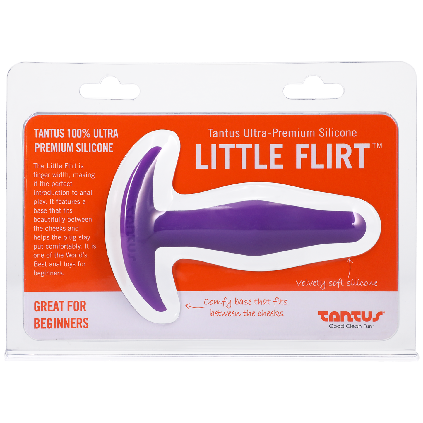 Tantus Little Flirt Plug Purple Haze