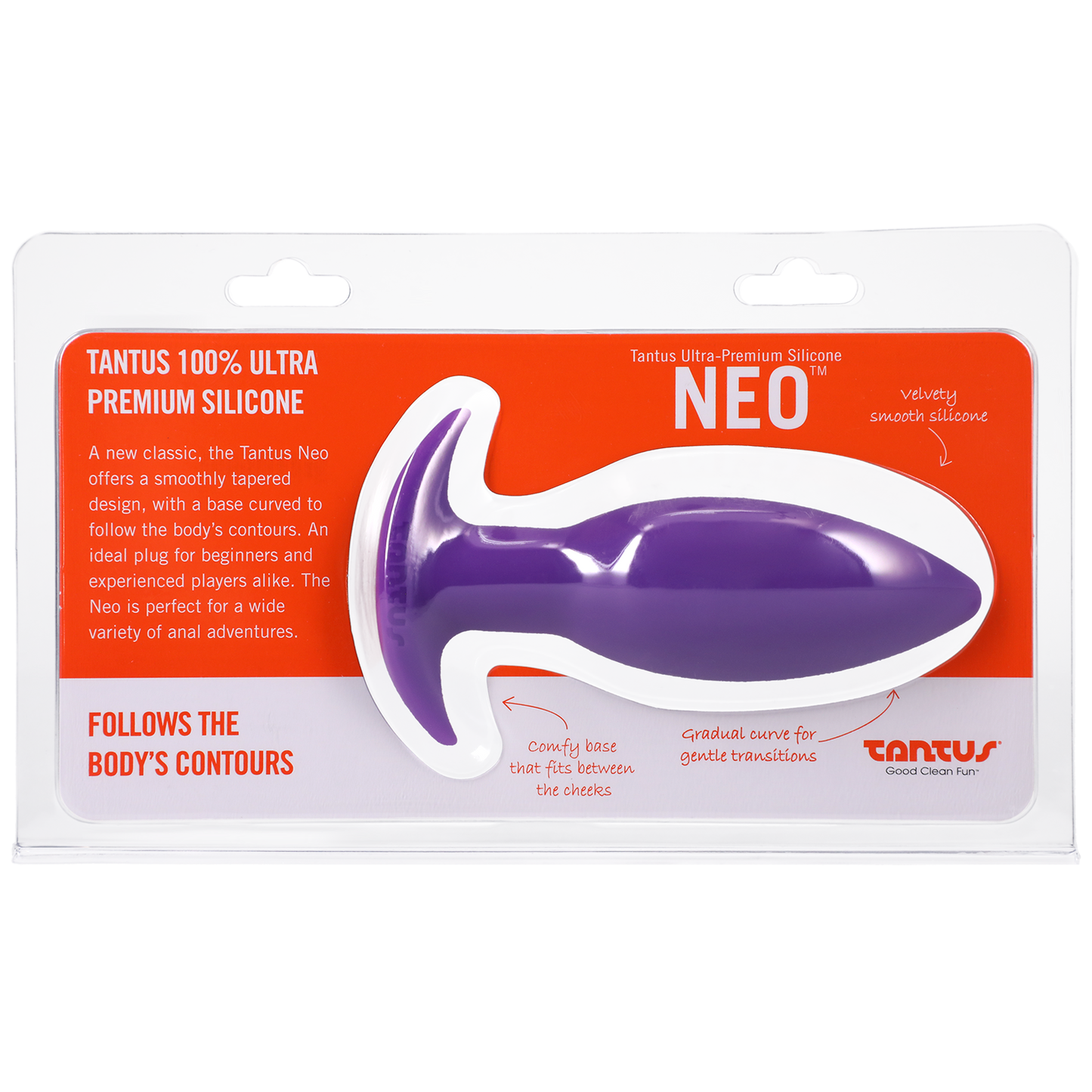 Tantus Neo Silicone Plug Purple