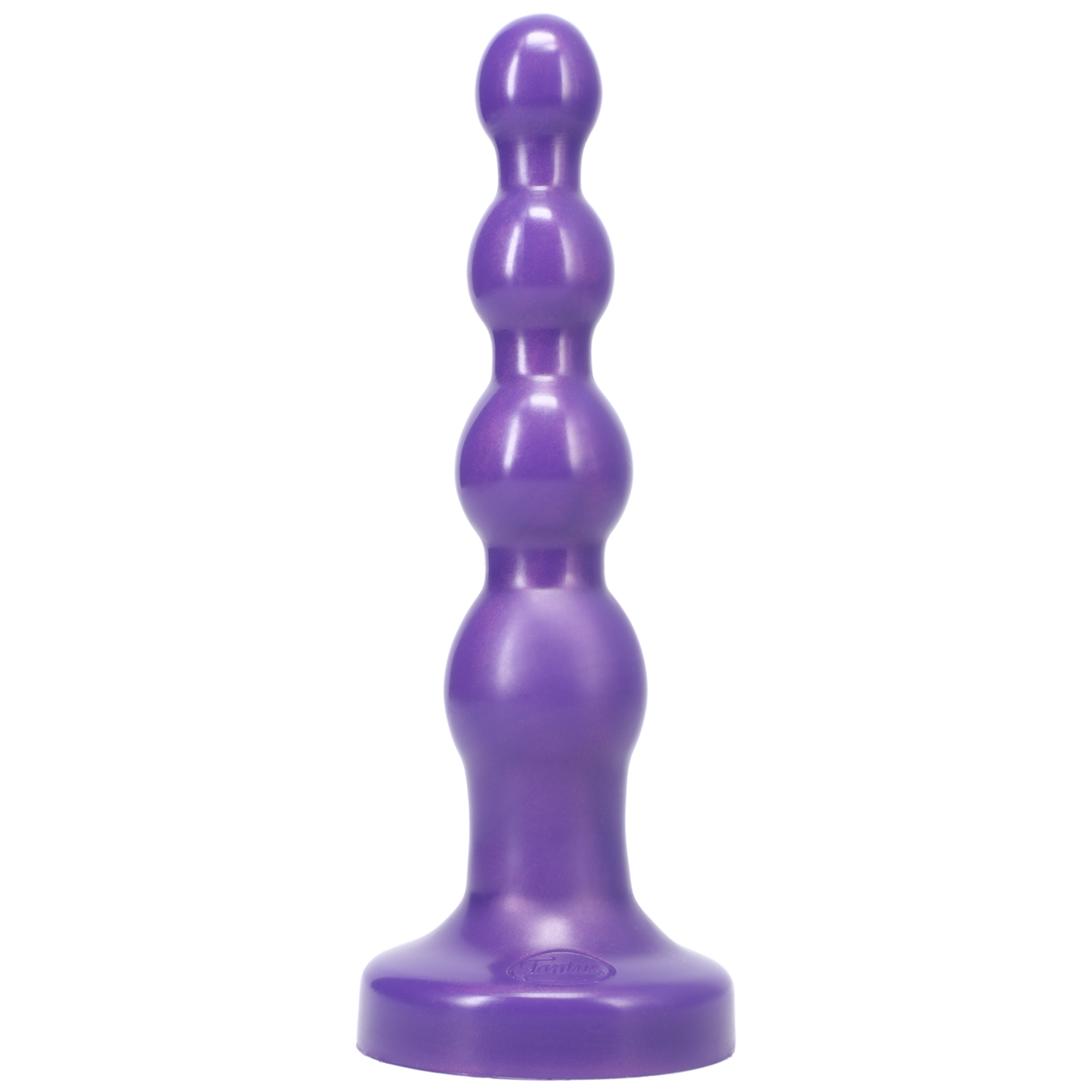 Tantus Ripple Large Silicone Butt Plug Midnight Purple