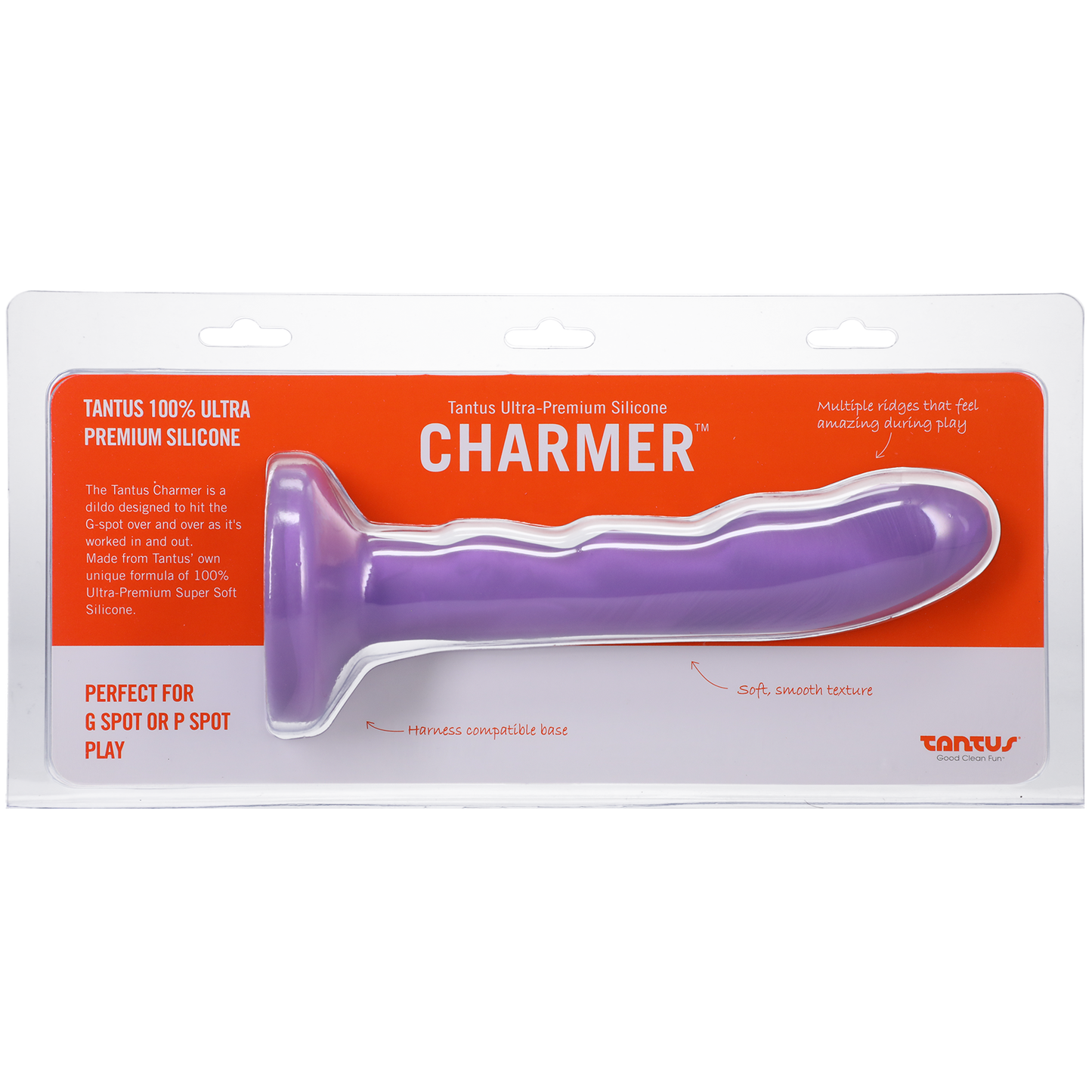 Tantus Charmer Silicone Dildo Lavender