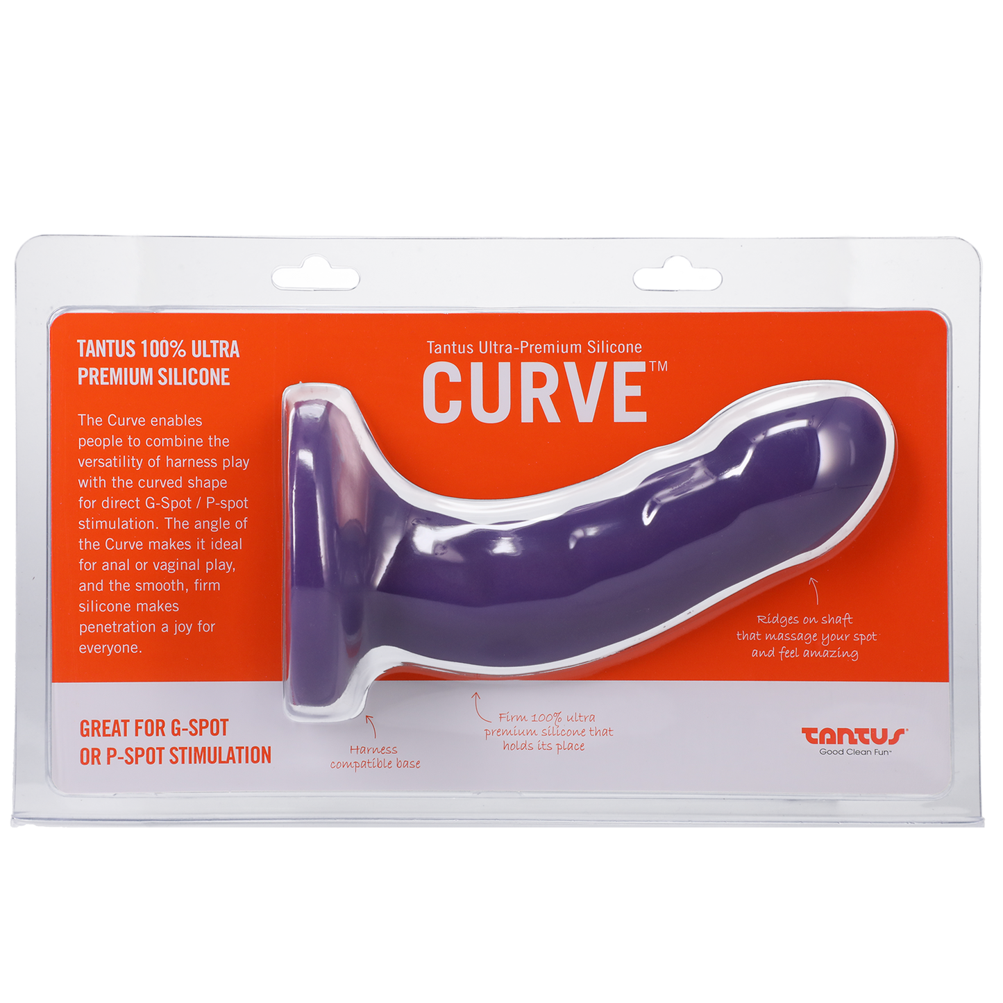 Tantus Curve Dildo Amethyst