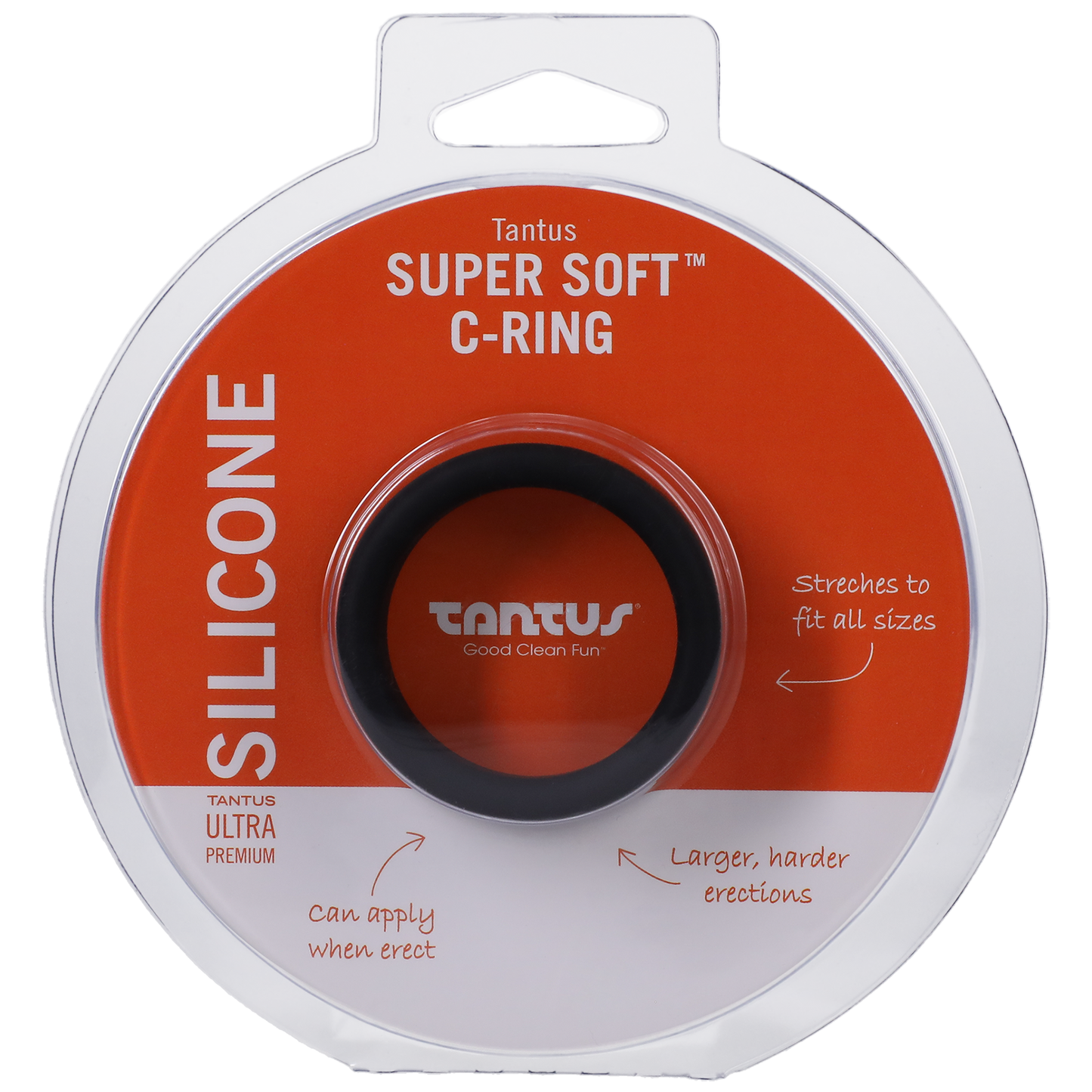 Tantus Super Soft Cock Ring Black