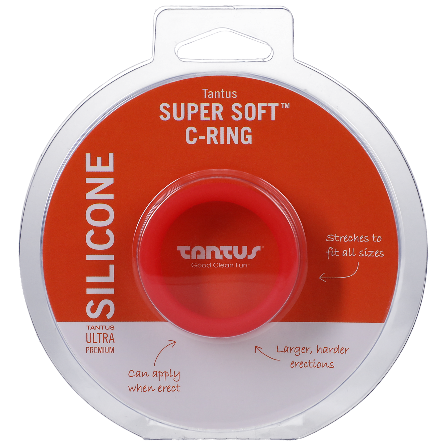 Tantus Super Soft Cock Ring Red