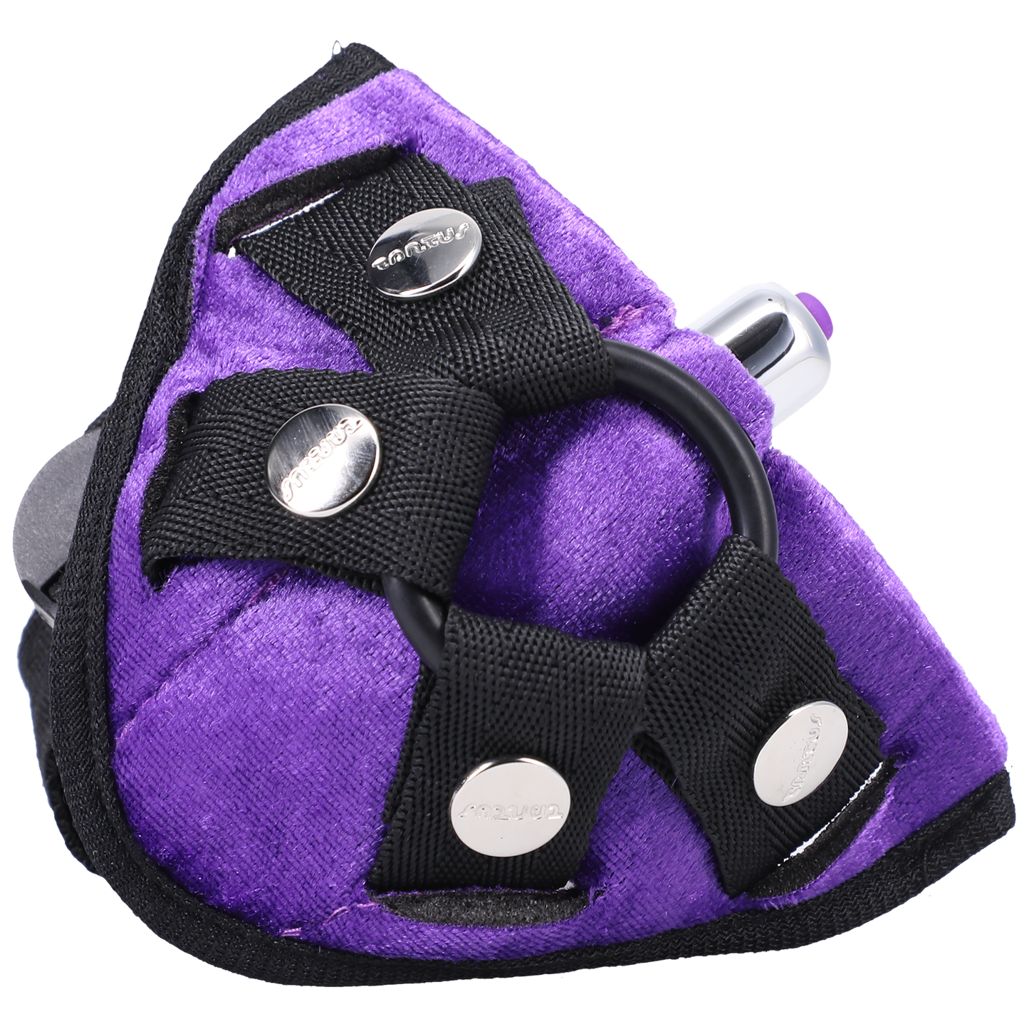 Tantus Velvet Vibrating Harness Lilac