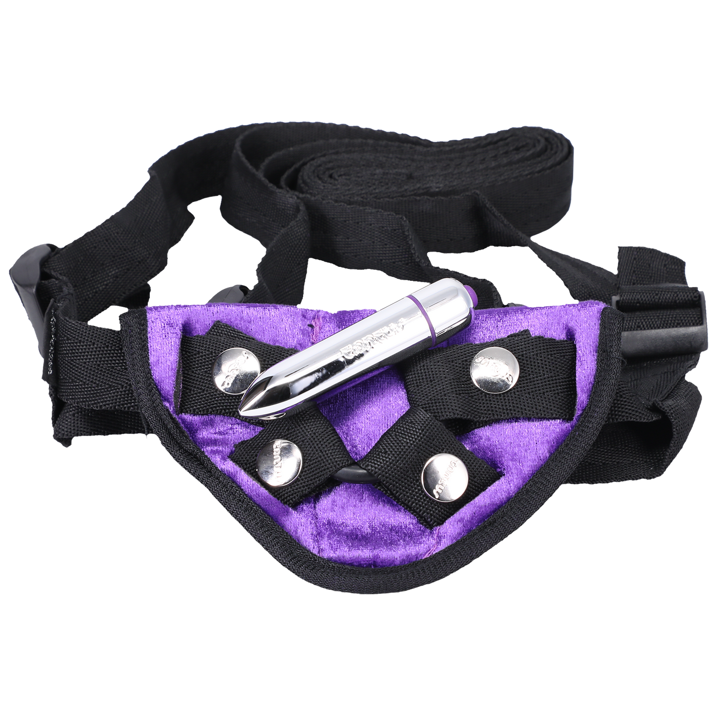 Tantus Velvet Vibrating Harness Lilac
