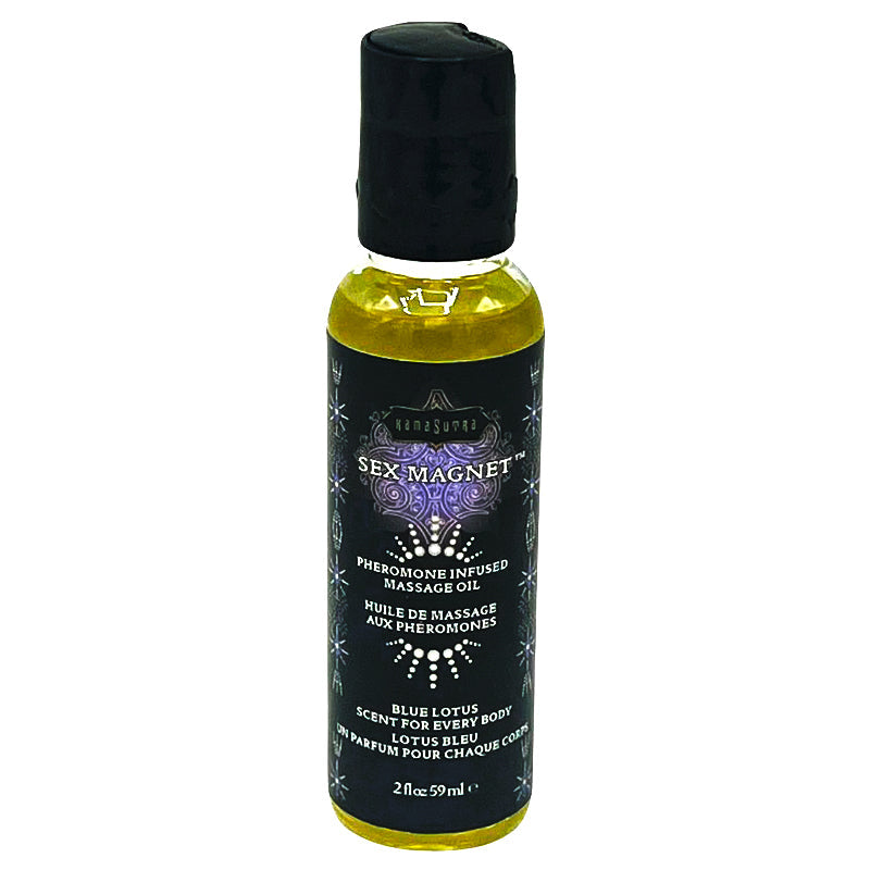 Kama Sutra Sex Magnet Pheromone Massage Oil Blue Lotus Oil 2oz