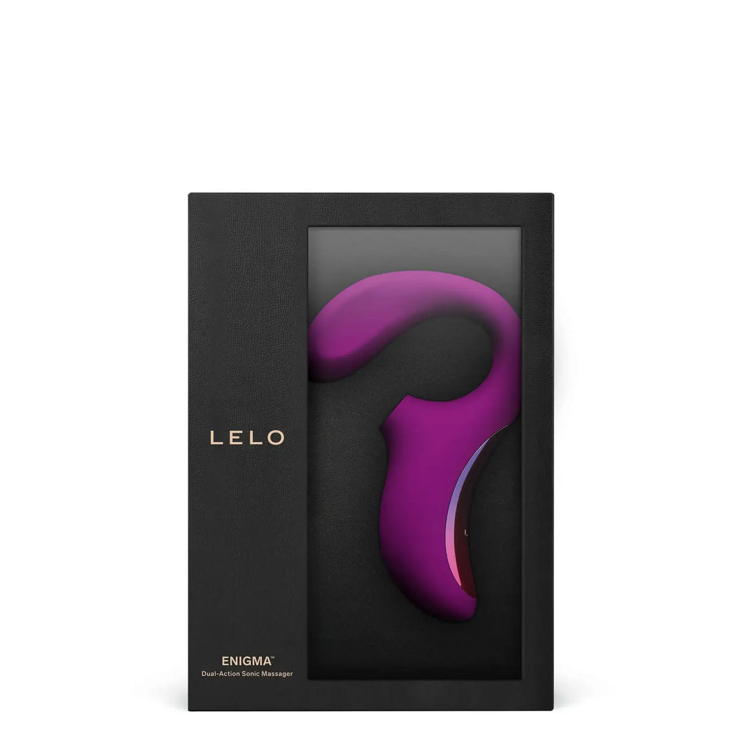 Lelo Enigma Dual Stimulation Sonic Massager - Deep Rose