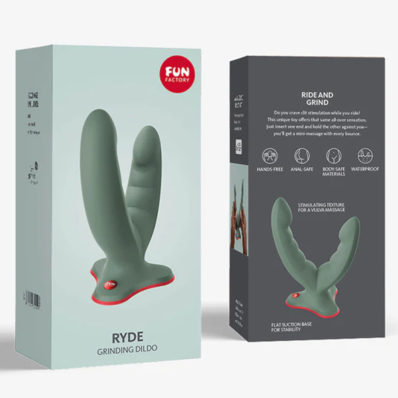 Fun Factory Ryde Grinding Dildo - Wild Olive