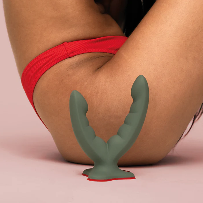 Fun Factory Ryde Grinding Dildo - Wild Olive