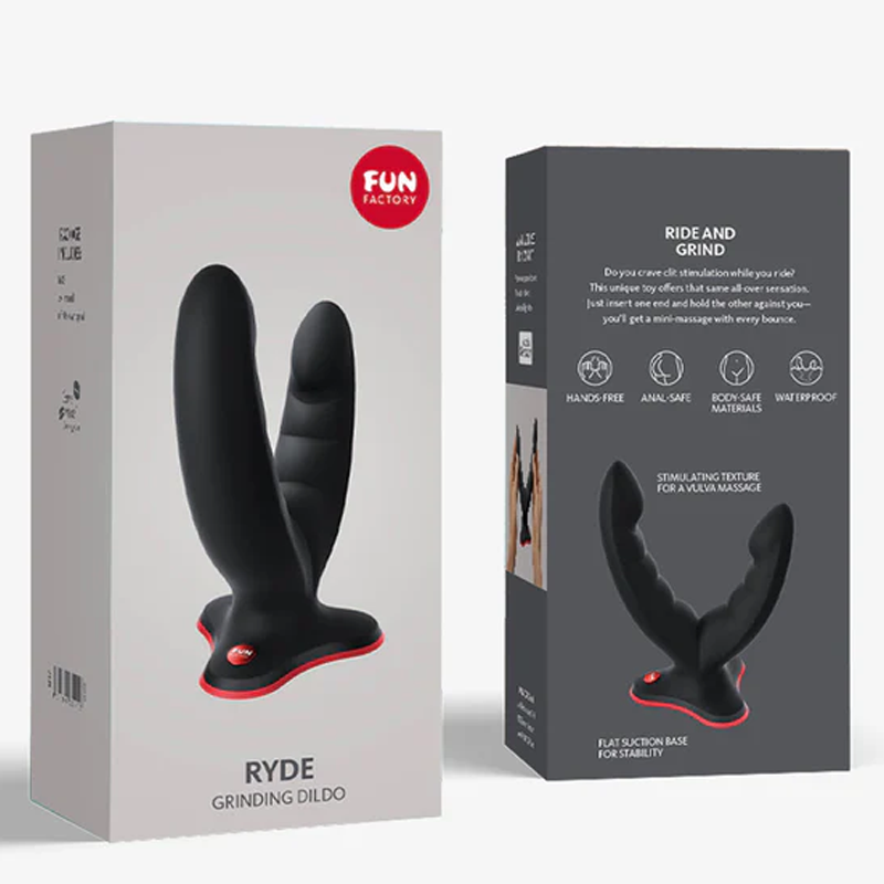 Fun Factory Ryde Grinding Dildo - Wild Olive