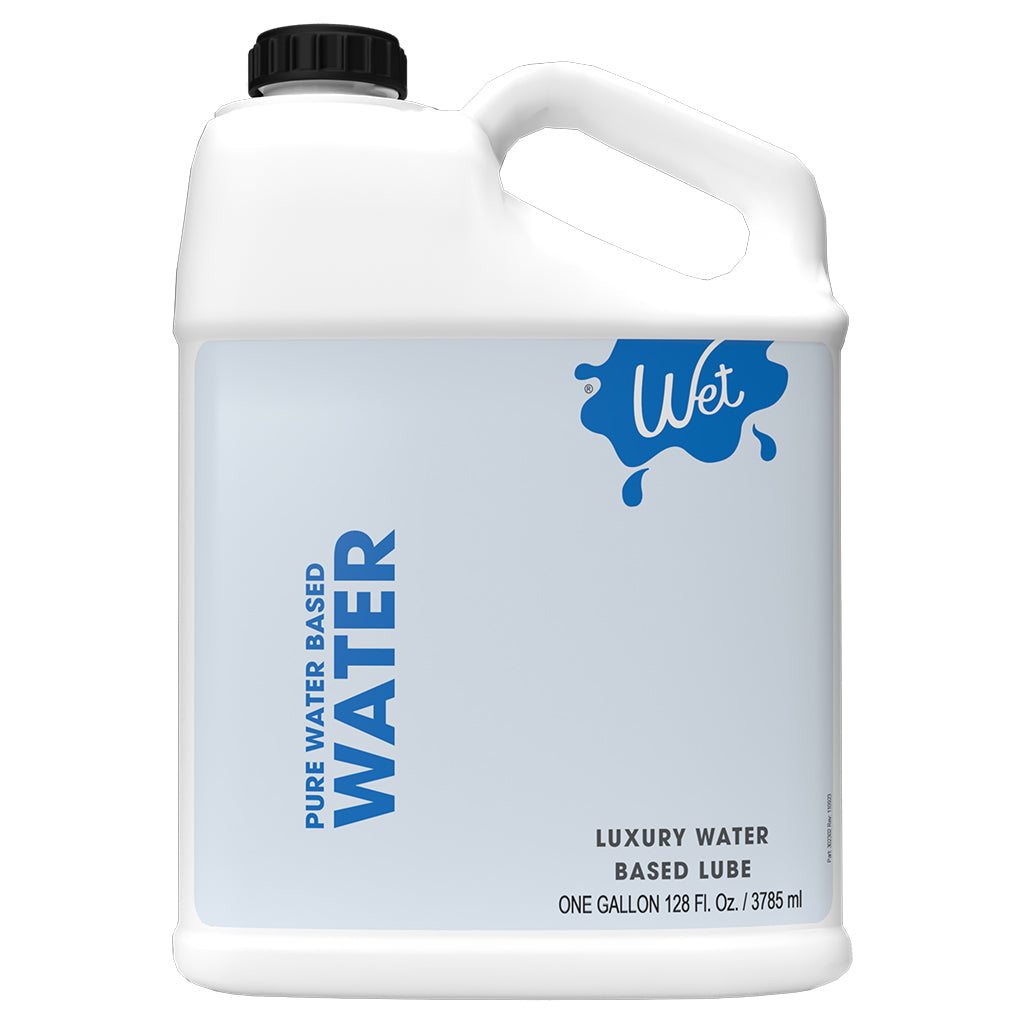 Wet Original Pure Water Based Lubricant 128 Fl. Oz. / 3785 ml
