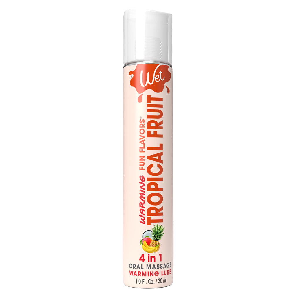 Wet Fun Flavors 4-in-1 Tropical Fruit Warming Lubricant 1 Fl. Oz. / 30 ml