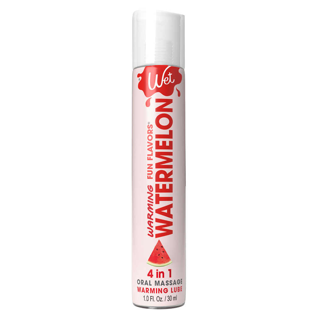 Wet Fun Flavors 4-in-1 Watermelon Warming Lubricant 1 Fl. Oz. / 30 ml