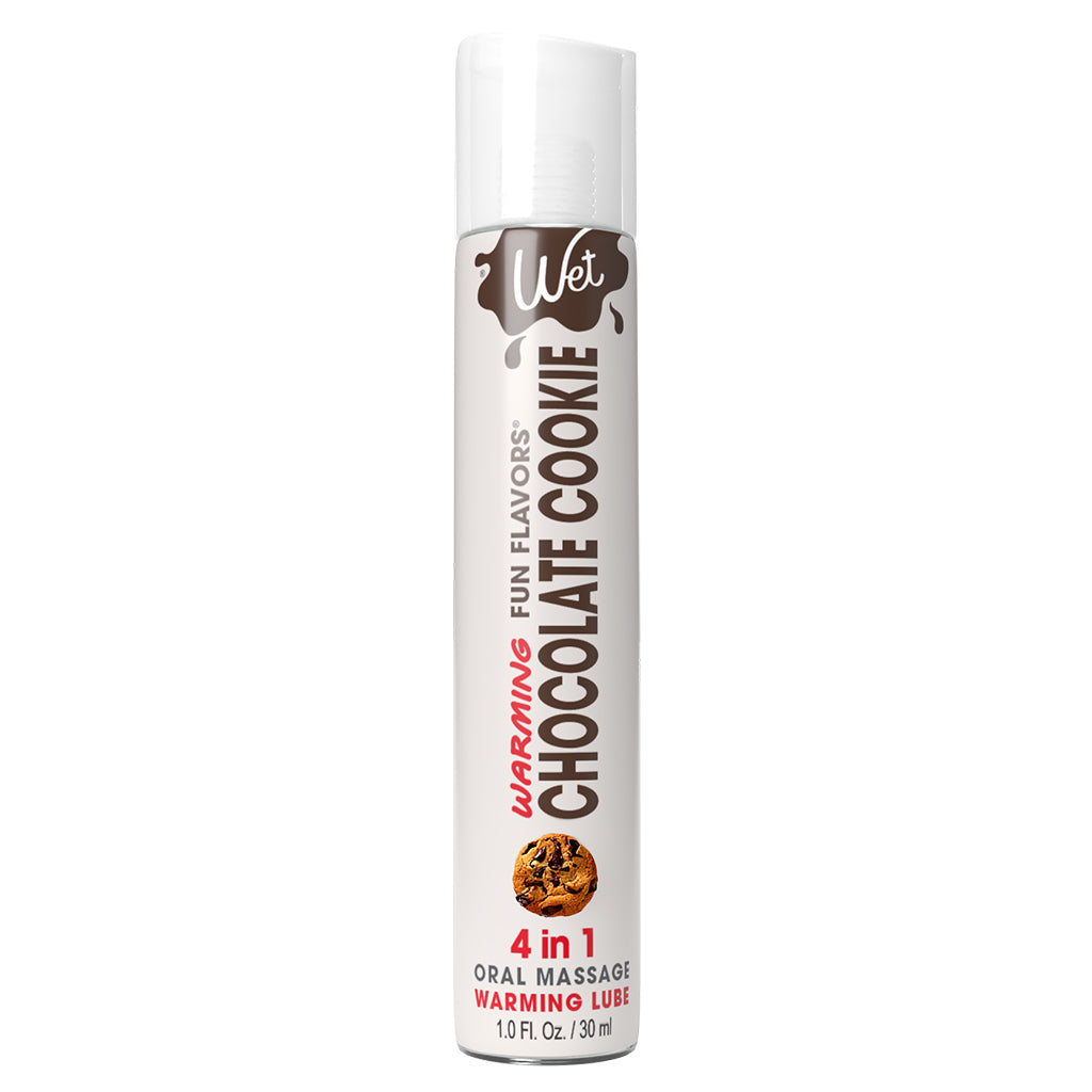 Wet Fun Flavors 4-in-1 Chocolate Cookie Warming Lubricant 1 Fl. Oz. / 30 ml