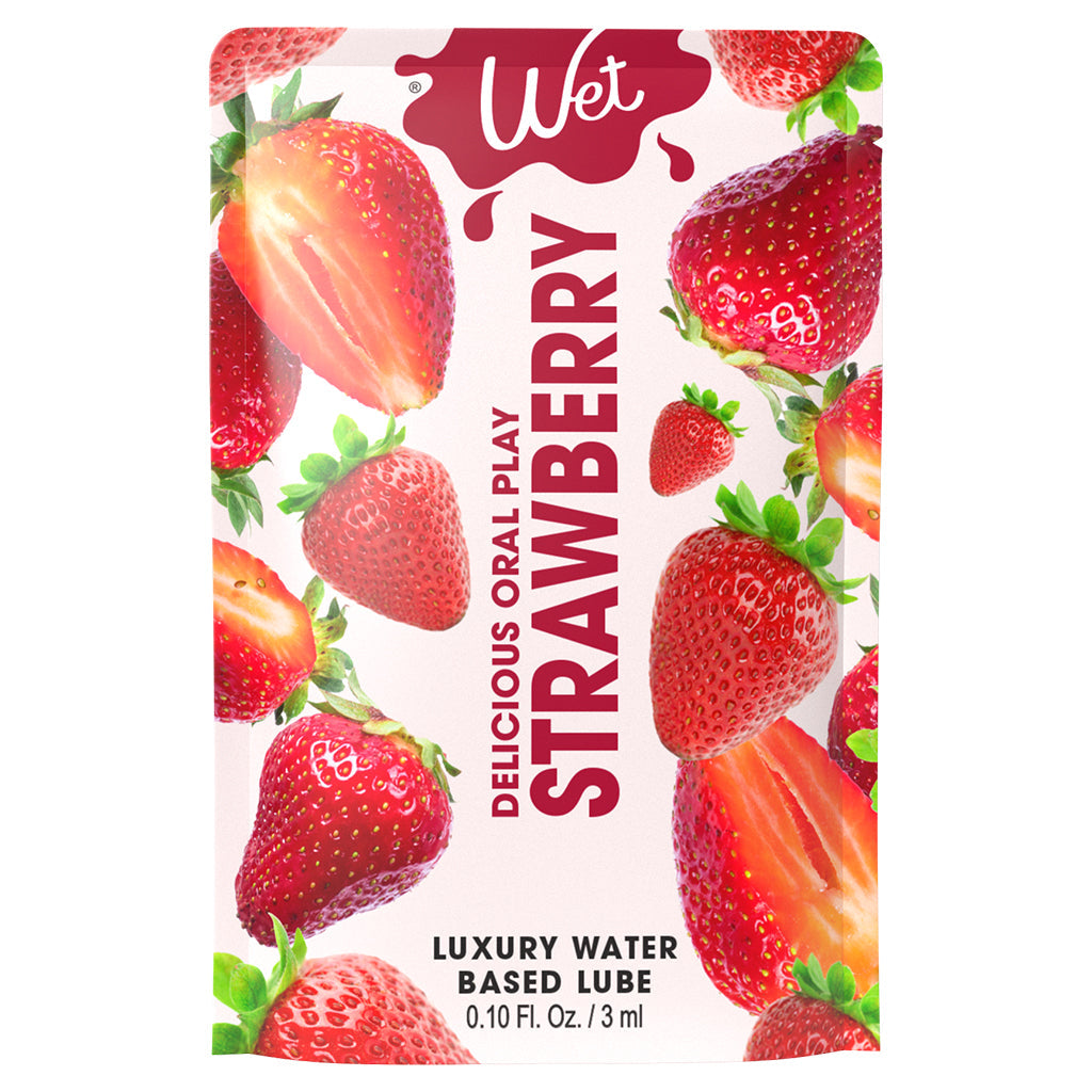 Wet Delicious Oral Play - Strawberry 0.10 Fl. Oz. / 3 ml