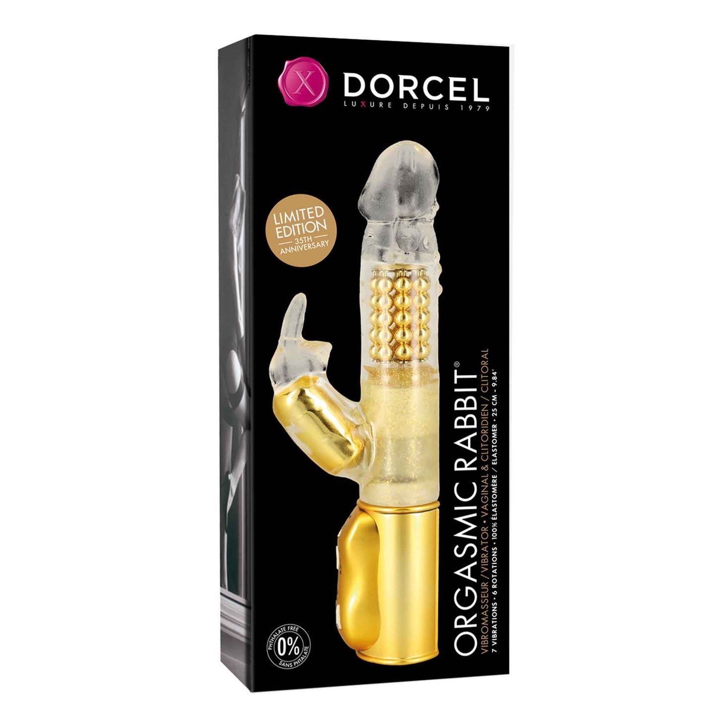 Dorcel Orgasmic Rabbit Vibrator Gold