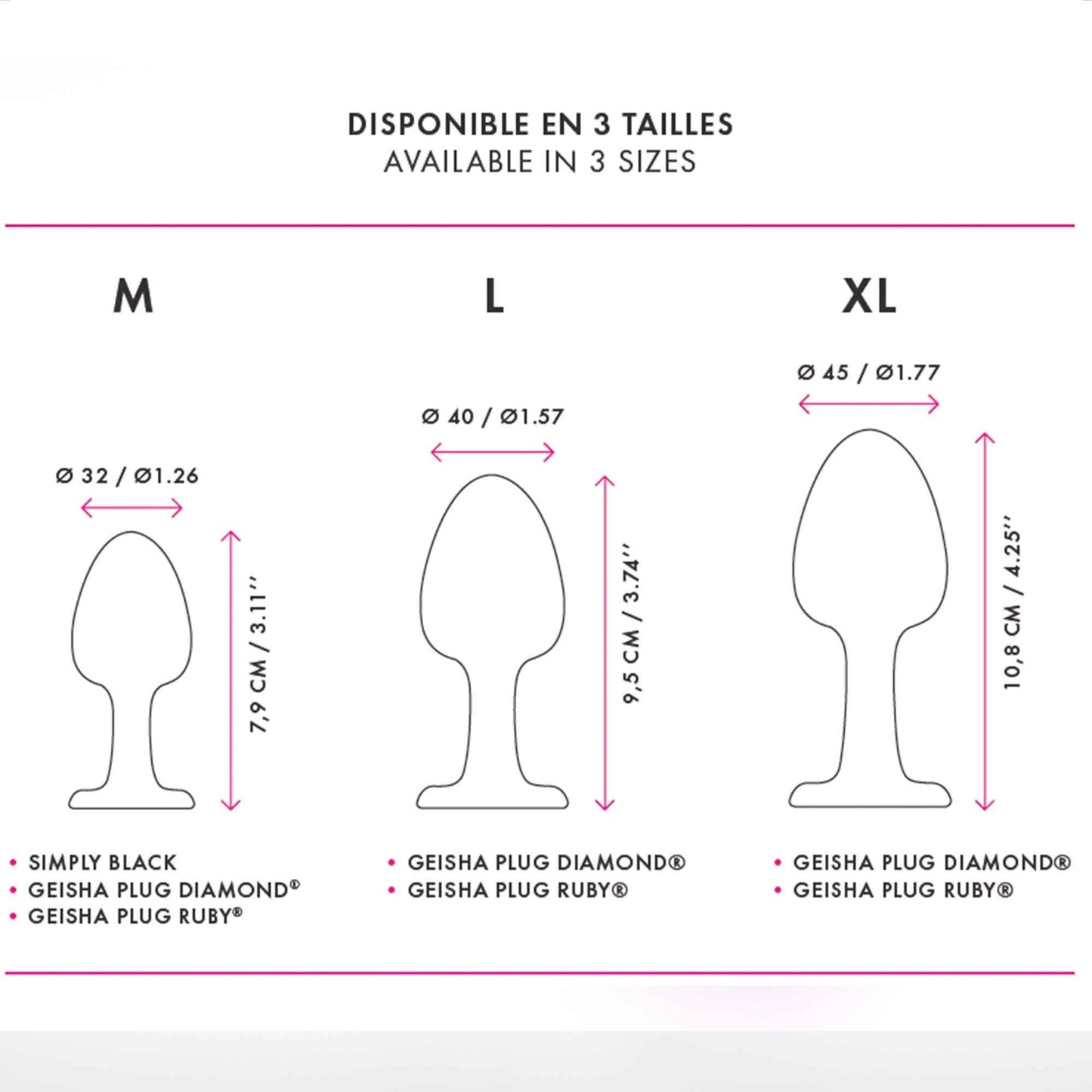 Dorcel Geisha Plug Ruby Medium
