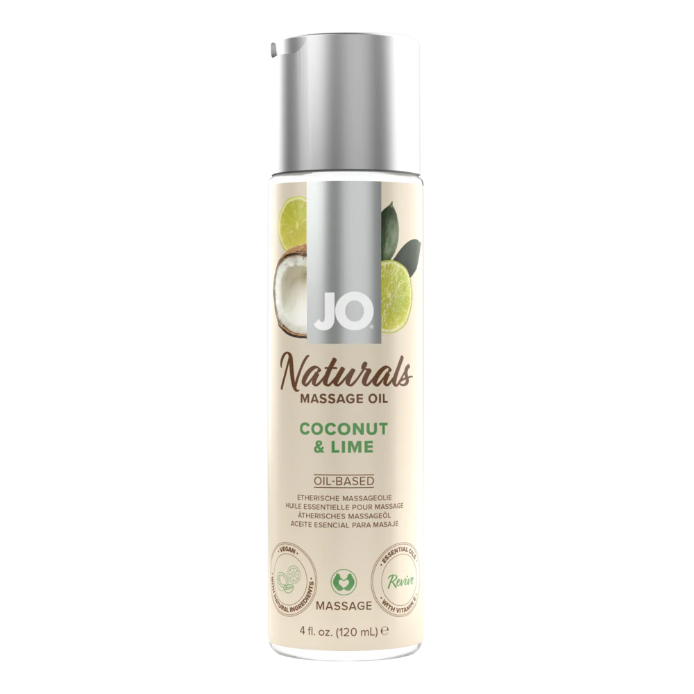 System JO Naturals Coconut & Lime Massage Oil