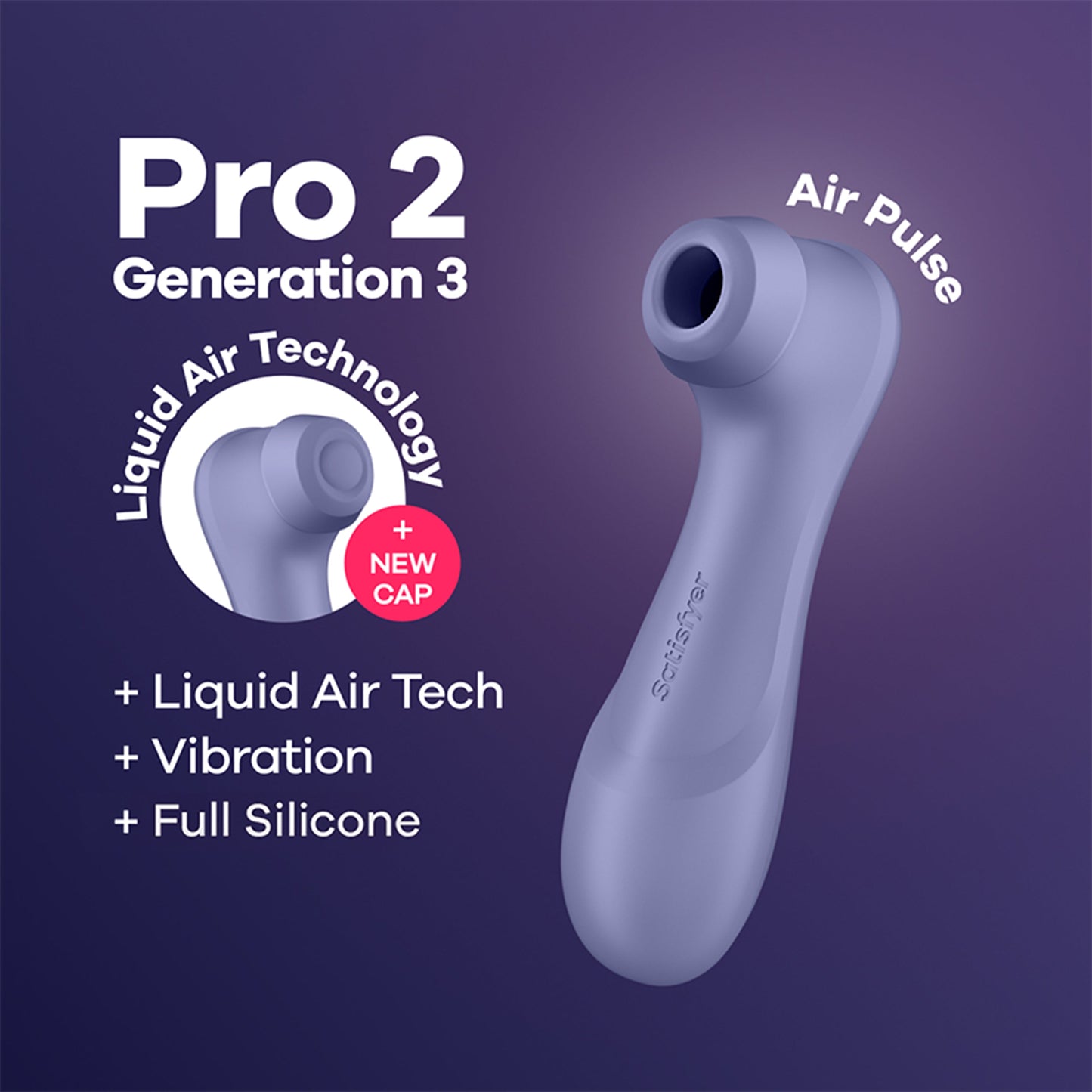 Satisfyer Pro 2 Gen 3 Clitoral Stimulator - Lilac