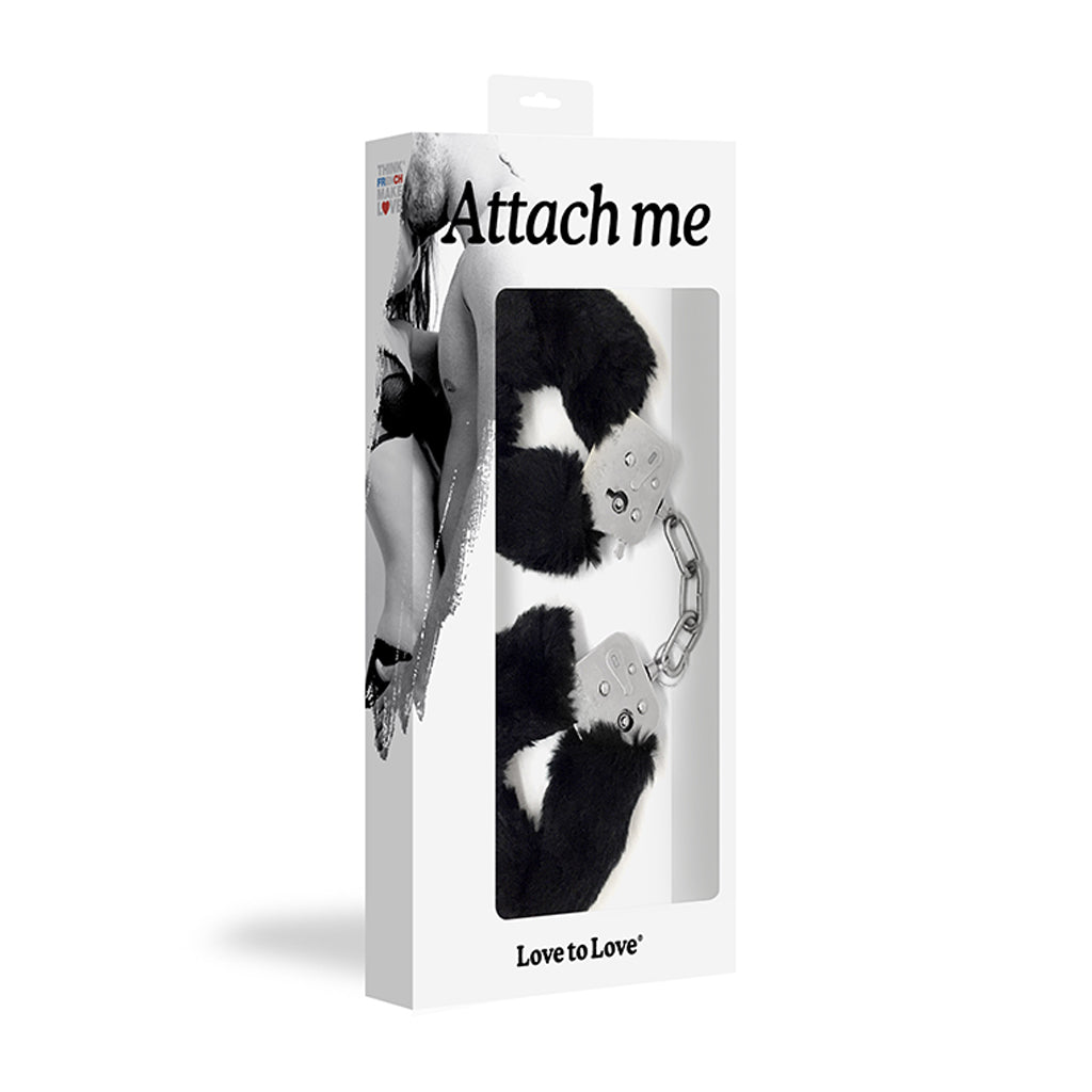 Love To Love Attach Me Handcuffs Black