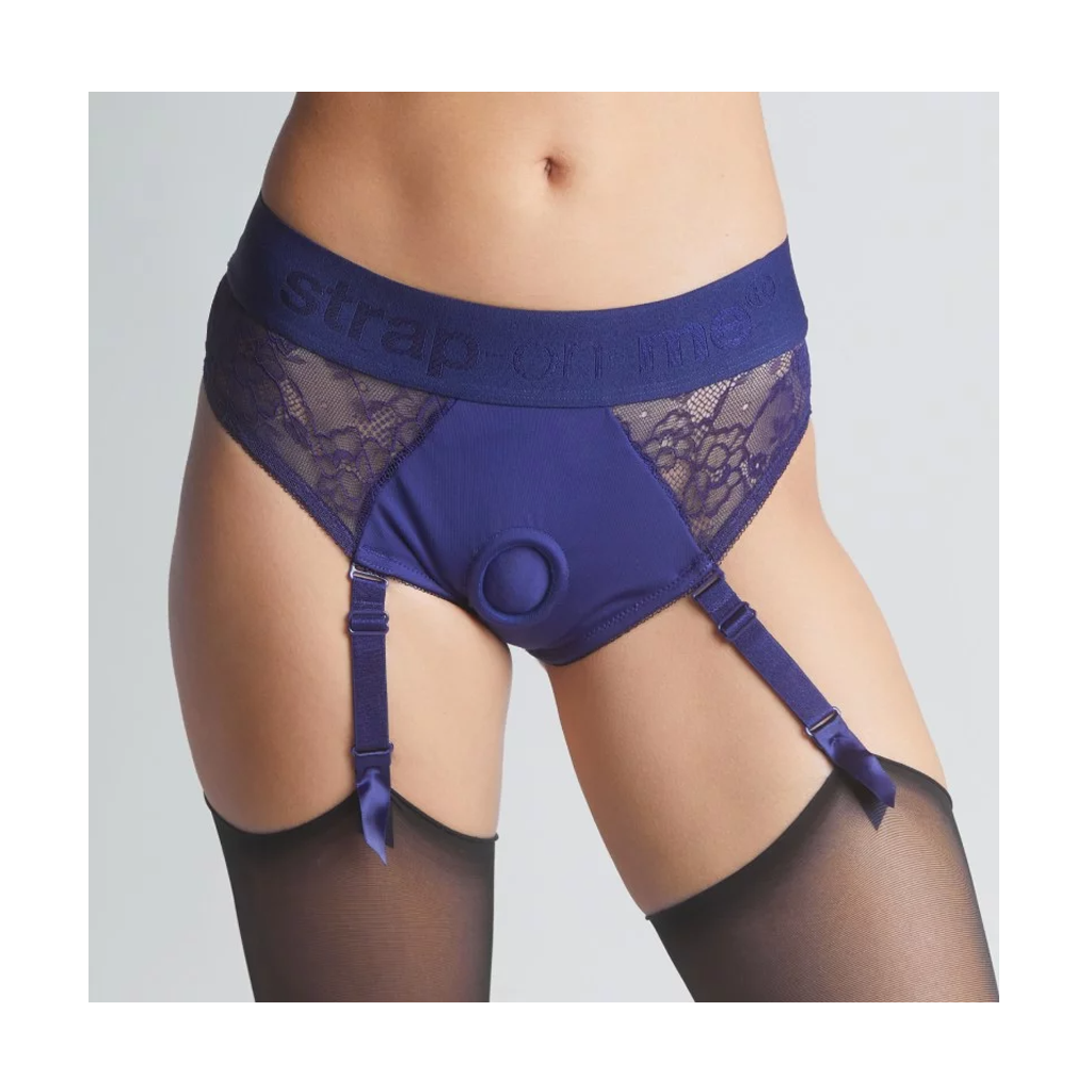 Strap on me! HARNESS LINGERIE DIVA - XL - NIGHT BLUE