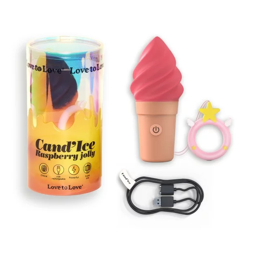 Love to Love Candi'ice Rasperry Jolly Mini Vibe