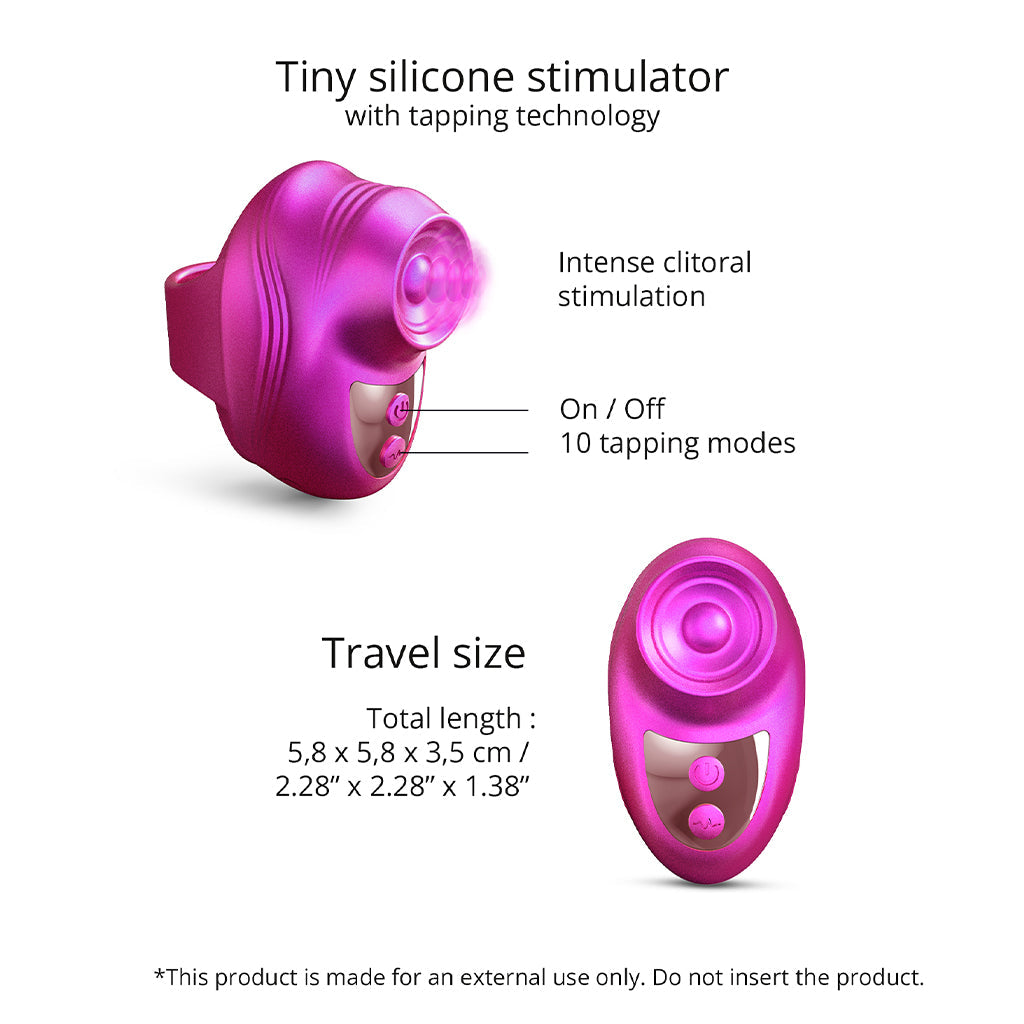 Love to Love Kisscool Tiny Stimulator -Berry