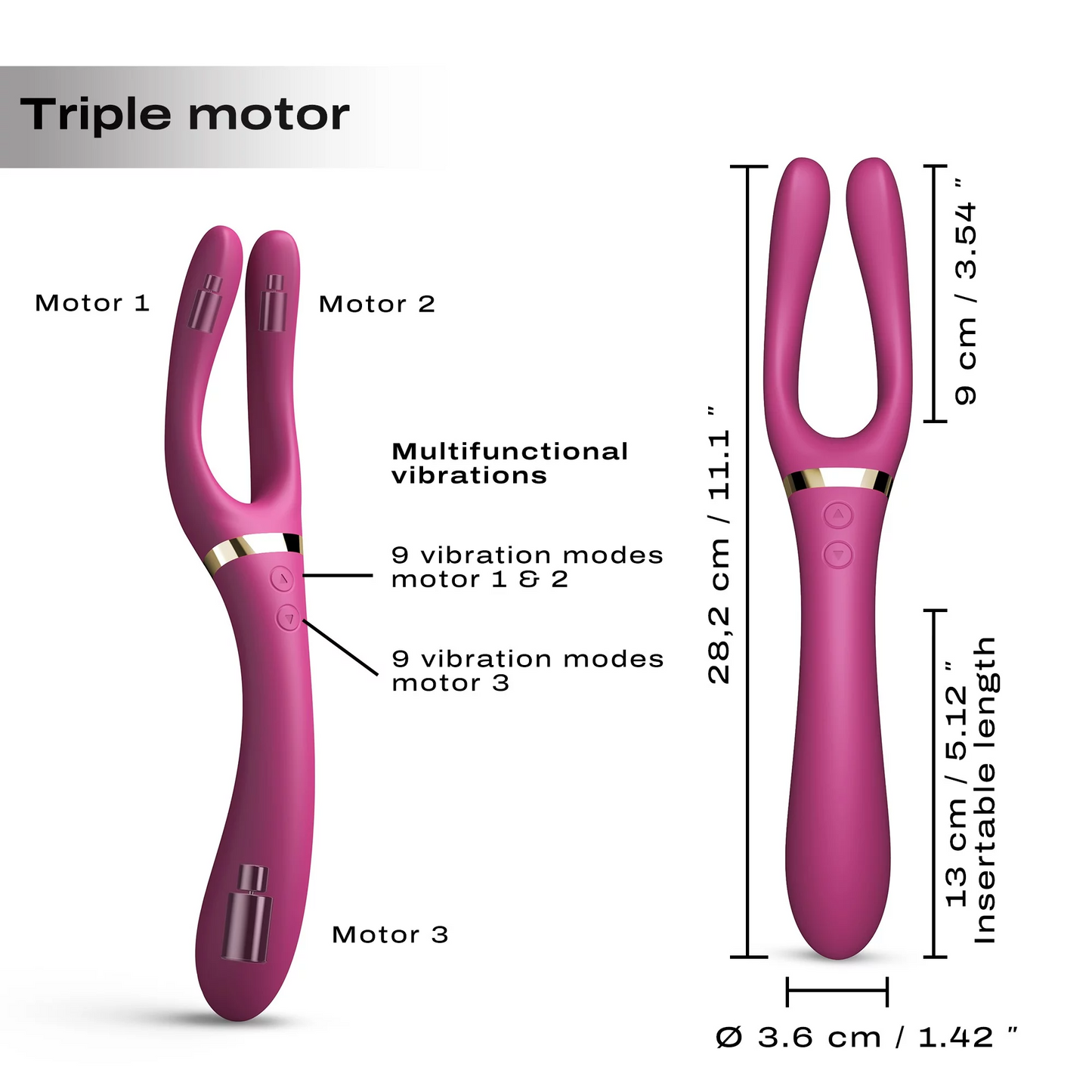 Dorcel Infinite Joy Flexible Vibrator Plum