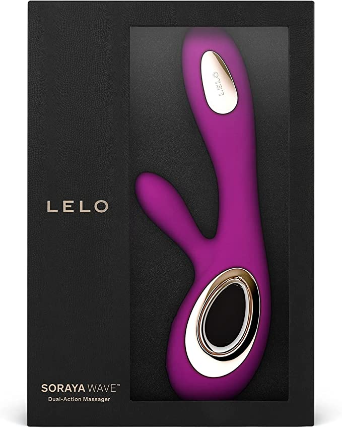 Lelo Soraya Wave Rabbit Vibrator Deep Rose