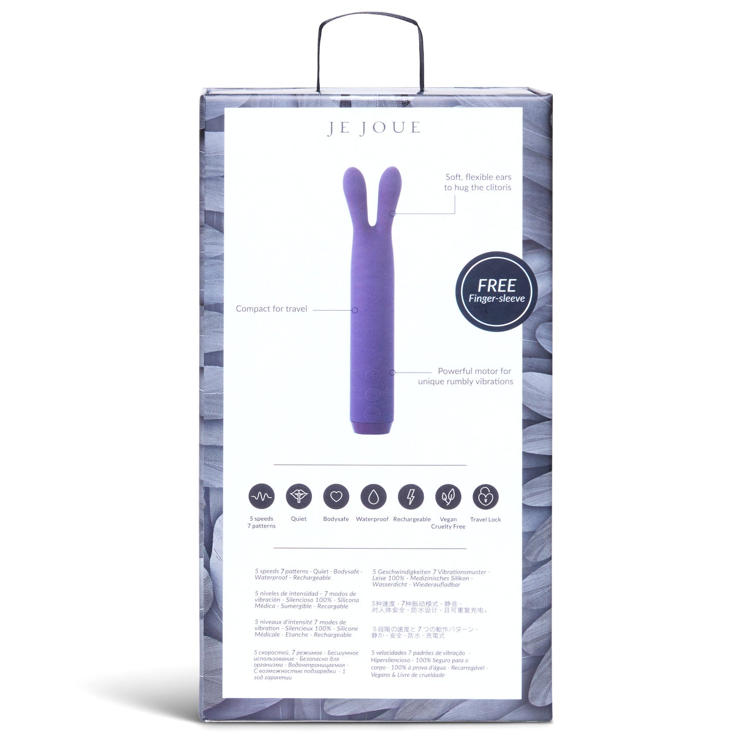 Je Joue Rabbit Silicone Bullet Vibrator Purple