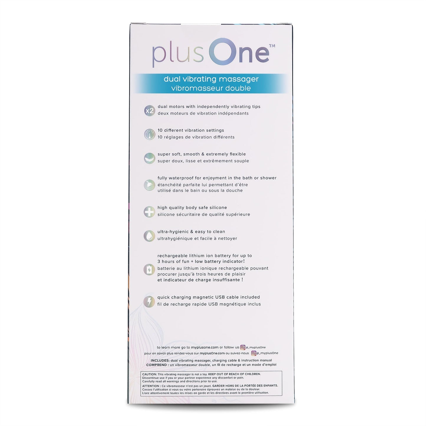 PlusOne dual vibrating massager