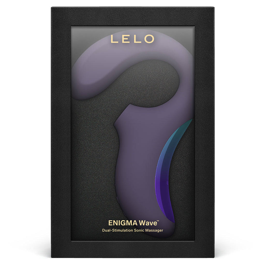 Lelo Enigma Wave Dual Stimulation Sonic Massager - Cyber Purple