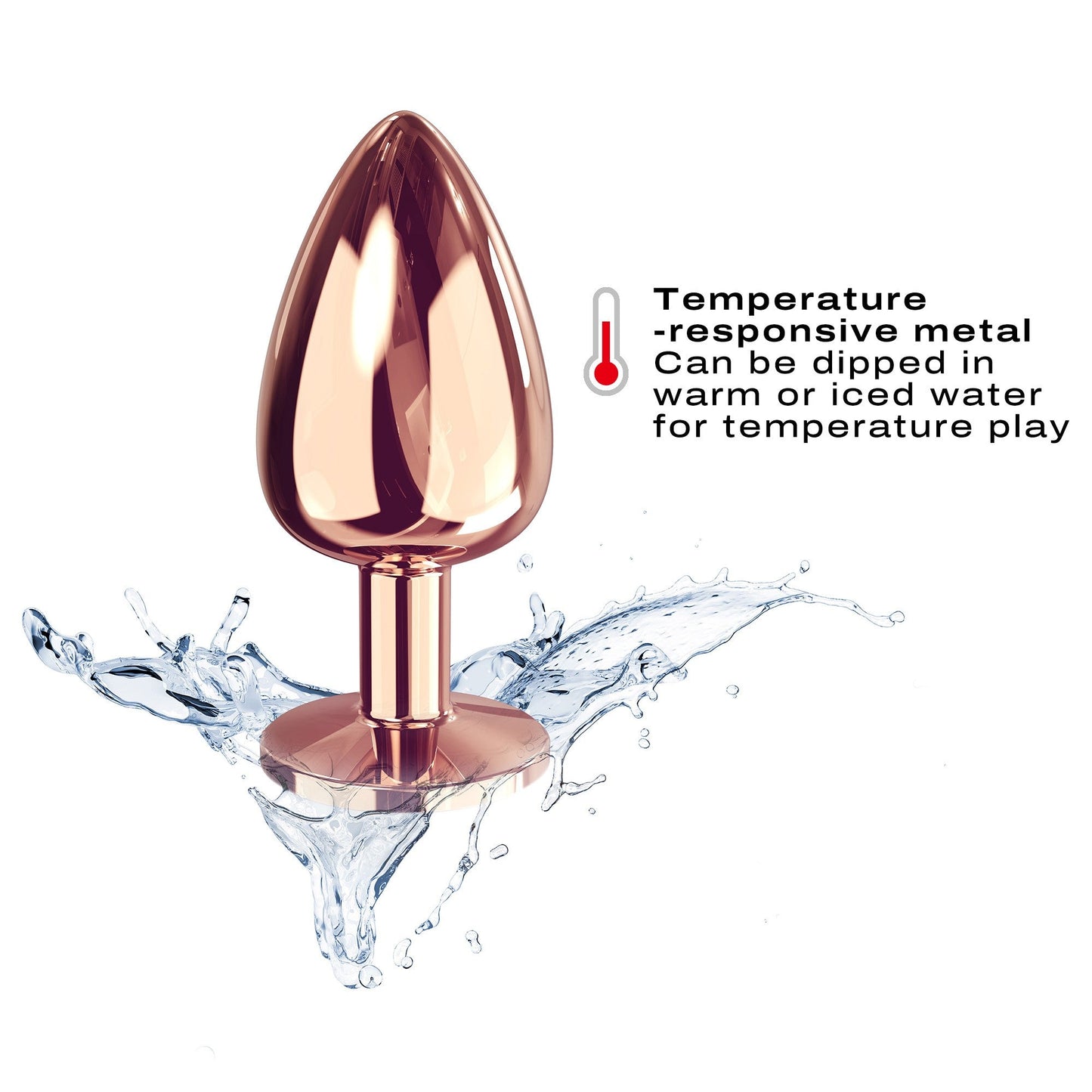 Dorcel Rose Gold Diamond Plug Large