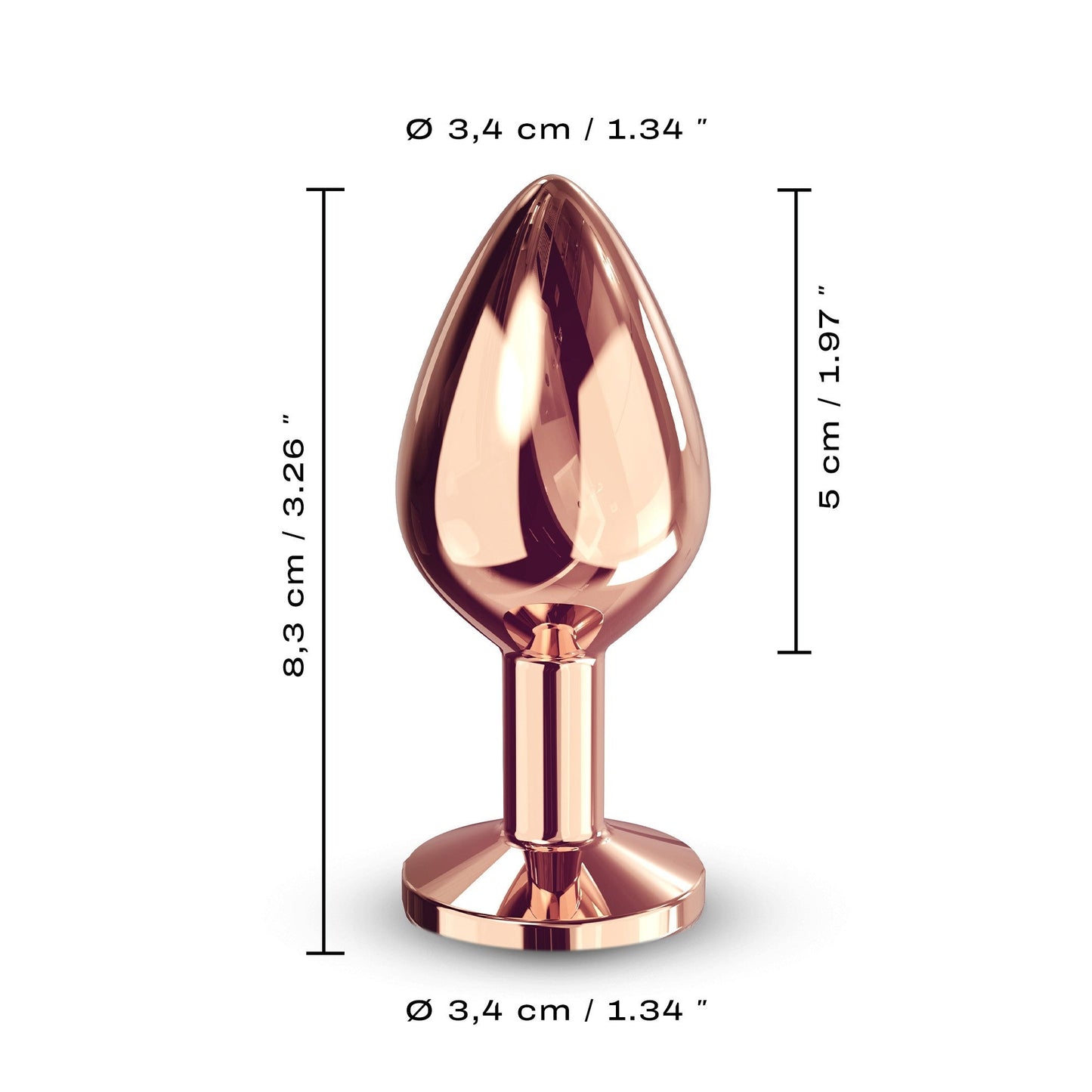 Dorcel Rose Gold Diamond Plug Medium