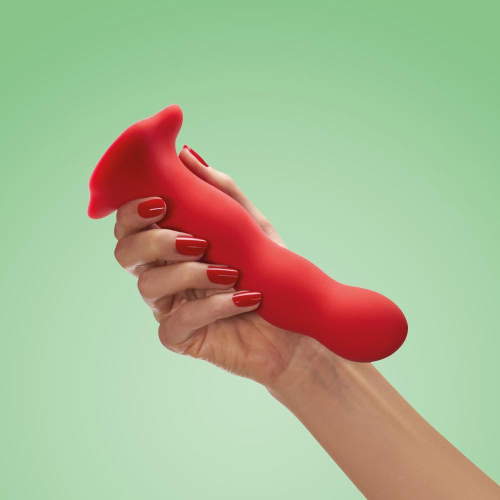 Fun Factory Bouncer Shake Dildo - Red