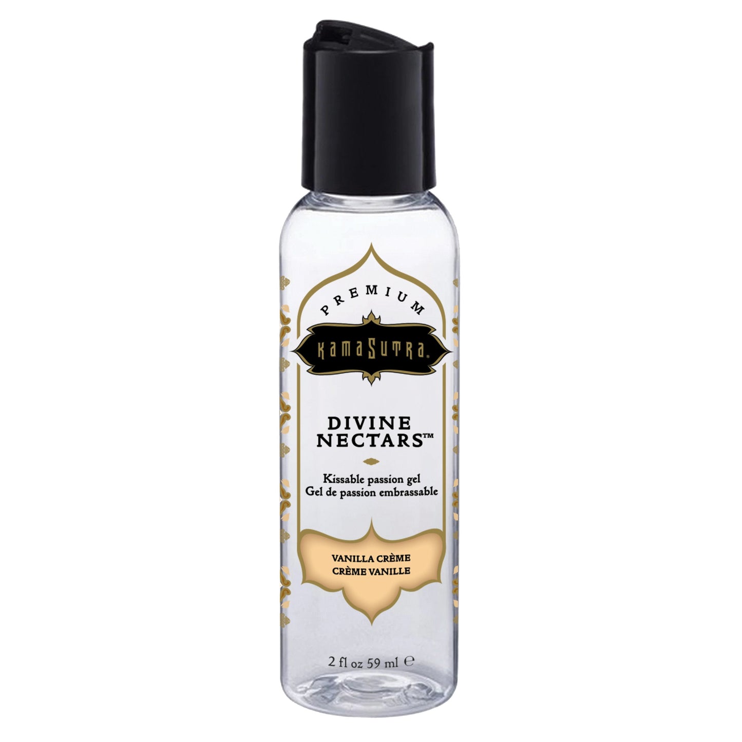 Kama Sutra Divine Nectars Flavored Body Glide Vanilla Crème 2 fl oz