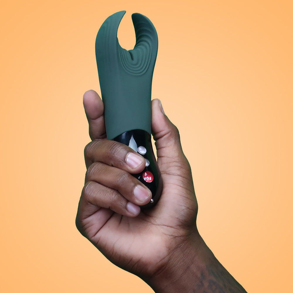 Fun Factory Manta Vibrating Stroker for Men Deep Ocean