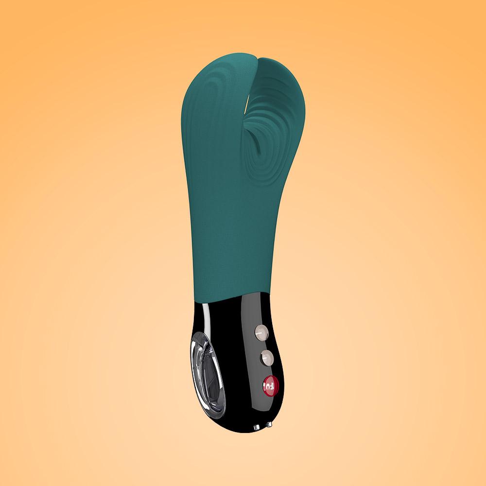 Fun Factory Manta Vibrating Stroker for Men Deep Ocean
