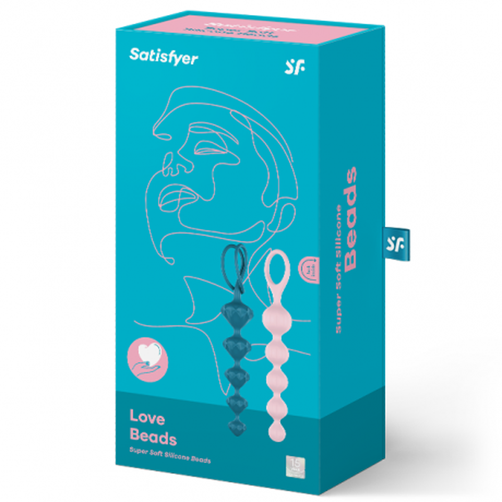 Satisfyer Love Beads Colored (set of 2)(Colored)- pink