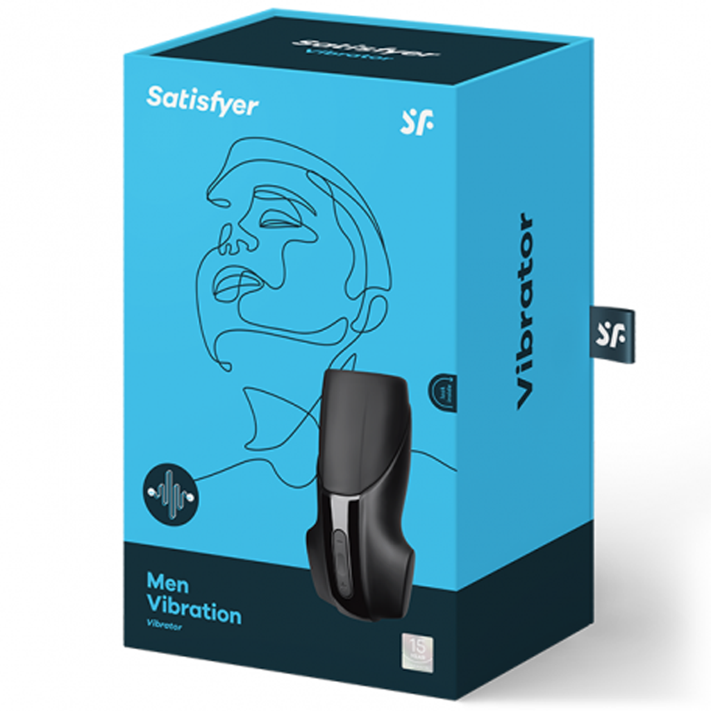 Satisfyer Men Vibration Masturbator - Black