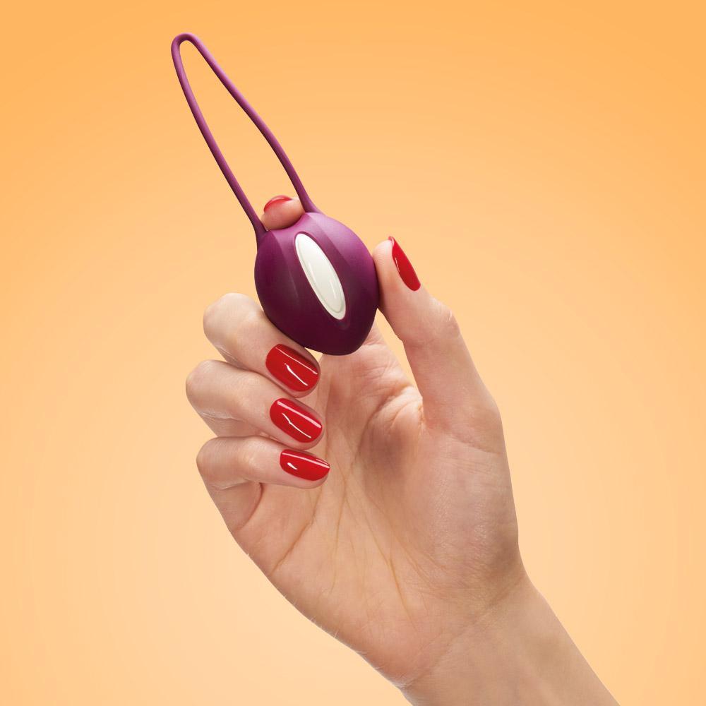 Fun Factory Uno Smartball Kegel Exerciser - White/India Red