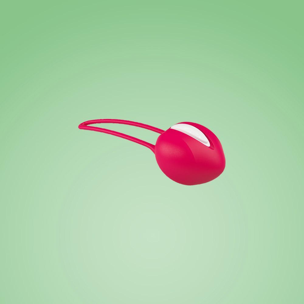 Fun Factory Uno Smartball Kegel Exerciser - White/India Red