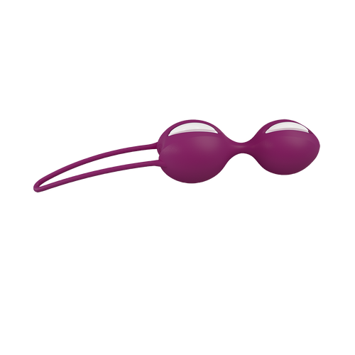 Fun Factory Smartballs Duo Kegel Balls - White/Grape