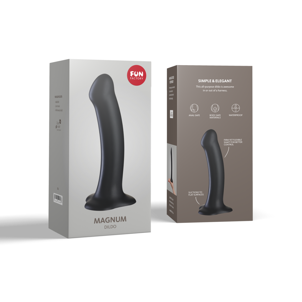 Fun Factory Magnum Stub Dildo Black