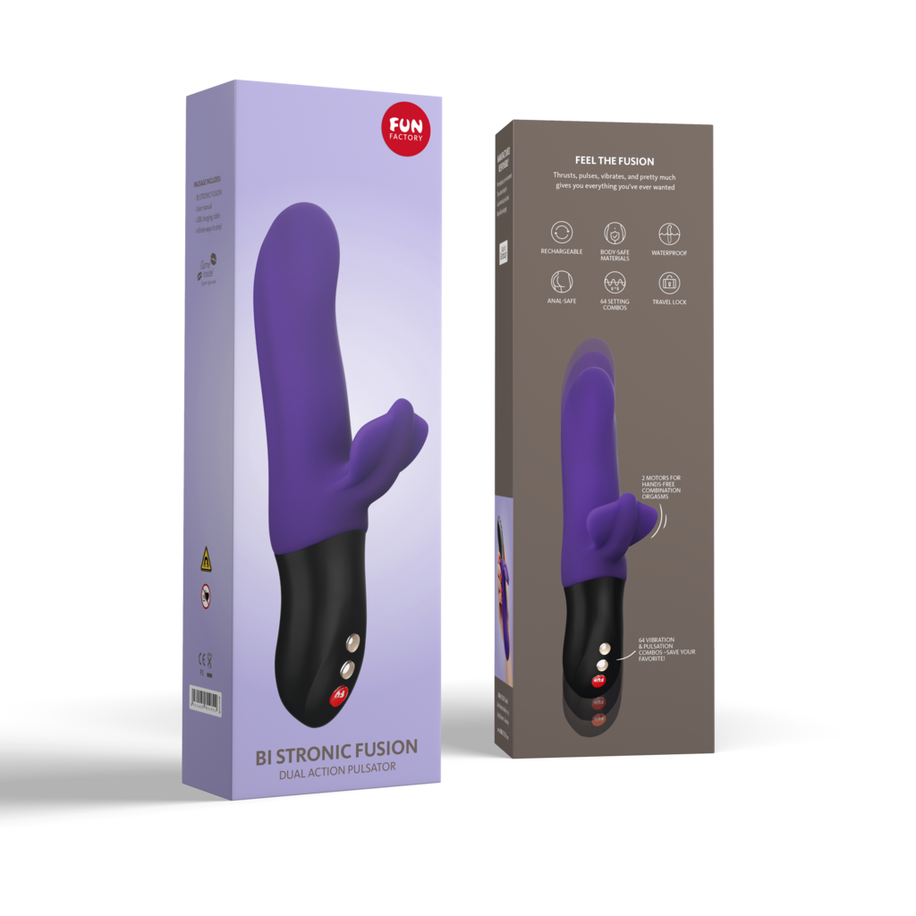 Fun Factory Bi Stronic Fusion Vibrator Violet
