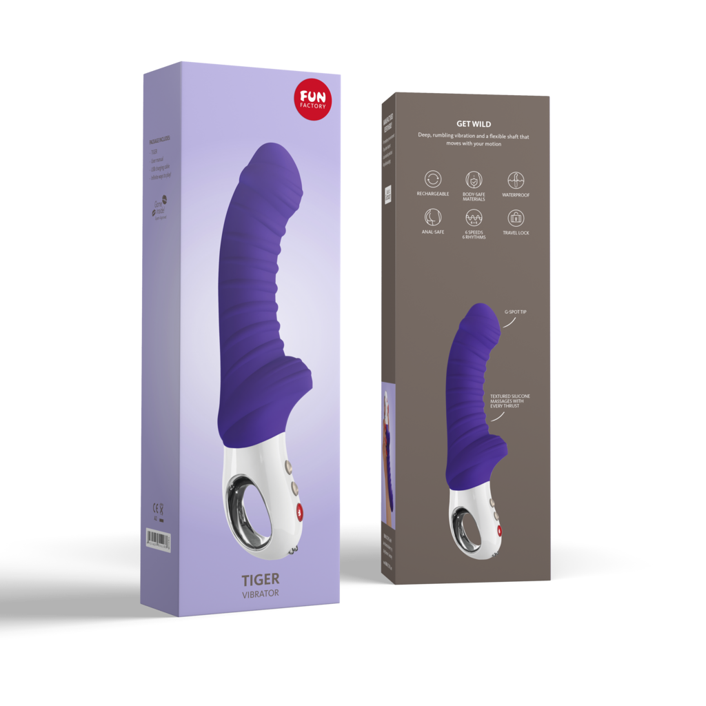 Fun Factory Tiger G5 Vibrator - Violet