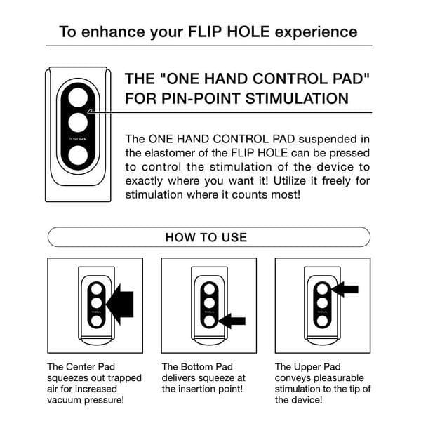Tenga Flip Hole Male Masturbator White