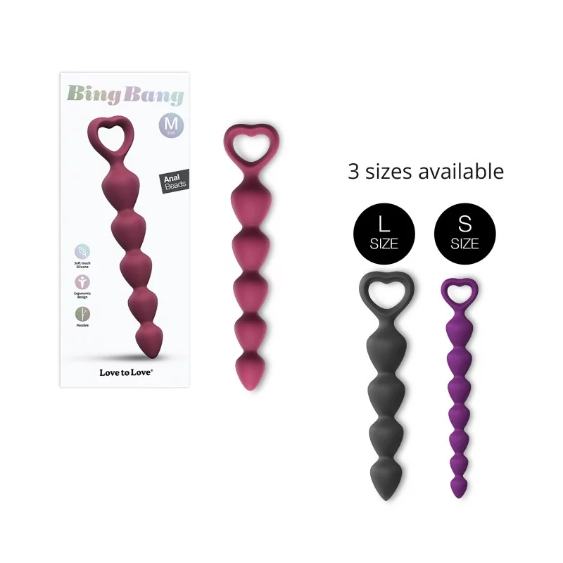 Love To Love Bing Bang Anal Plug Medium - Plum