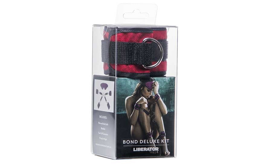 Liberator Deluxe Bond Cuff and Blindfold Kit Red