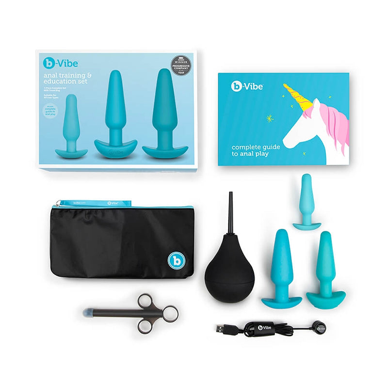 b-Vibe Anal Training Kit & Education Set | Blue